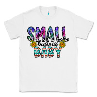 White small business baby Classic Tee - CowhideDigitalArt