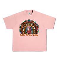 Salmon gobble till you wobble thanksgiving rainbow Urban Heavy Tee - RanaPortraitStore