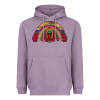 Lavender lady of guadalupe rainbow Heavyweight Hoodie - Jasminsmagicworld