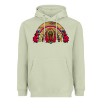 Matcha lady of guadalupe rainbow Heavyweight Hoodie - Jasminsmagicworld