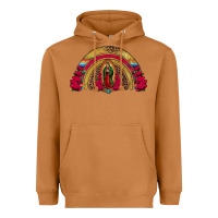 Meerkat lady of guadalupe rainbow Heavyweight Hoodie - Jasminsmagicworld