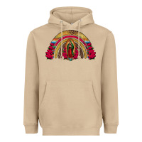 Mushroom lady of guadalupe rainbow Heavyweight Hoodie - Jasminsmagicworld
