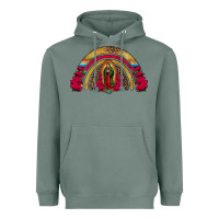Sage lady of guadalupe rainbow Heavyweight Hoodie - Jasminsmagicworld