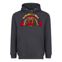 Smoke lady of guadalupe rainbow Heavyweight Hoodie - Jasminsmagicworld