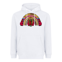 White lady of guadalupe rainbow Heavyweight Hoodie - Jasminsmagicworld