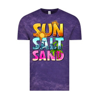 Cloud Purple sun salt sand Vintage Tee - texasbilliewilder