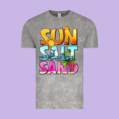 Sun Salt Sand Vintage Tee Designed By Texasbilliewilder