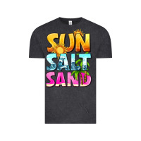 Vintage Black sun salt sand Vintage Tee - texasbilliewilder