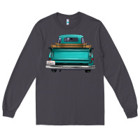 Smoke western truck back view 2 Long Sleeve Tee - FaDigitalArtStudio