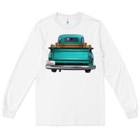 White western truck back view 2 Long Sleeve Tee - FaDigitalArtStudio