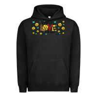 Pigment Black for the love of the game softball Urban Hoodie - Jasminsmagicworld