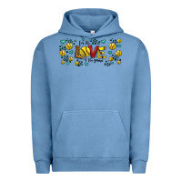 Pigment Pebble Blue for the love of the game softball Urban Hoodie - Jasminsmagicworld