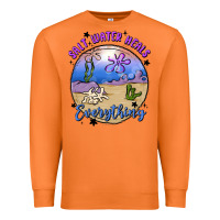 Carrot salt water heals everything Premium Sweatshirt - MaliasSmallBusiness