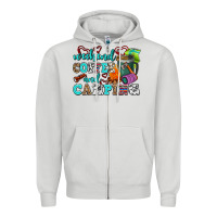 Weekend Coffee And Camping Zipper Hoodie | Teevron
