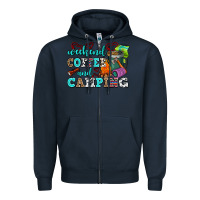 Navy weekend coffee and camping Zipper Hoodie - AdoDesignShop