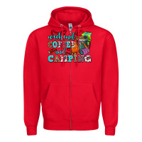 Red weekend coffee and camping Zipper Hoodie - AdoDesignShop