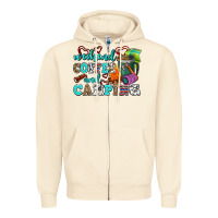 Sandshell weekend coffee and camping Zipper Hoodie - AdoDesignShop