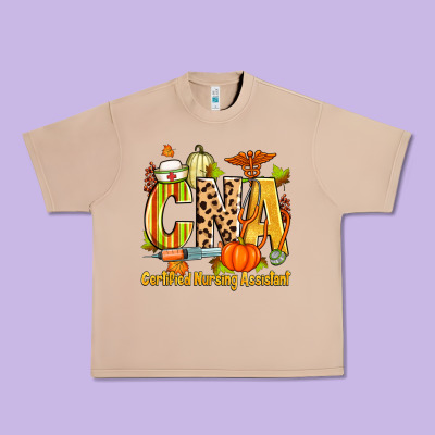 Fall Cna Certified Nursing Assistant Urban Heavy Tee Designed By Zillion Design Studio