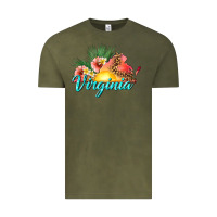Vintage Olive summer virginia Vintage Tee - texasbilliewilder