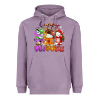 Lavender Happy Hallothanksmas coffee cups Heavyweight Hoodie - NancyCooperArtShop