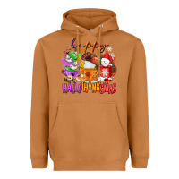 Meerkat Happy Hallothanksmas coffee cups Heavyweight Hoodie - NancyCooperArtShop