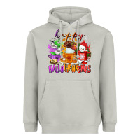 Moon Dust Happy Hallothanksmas coffee cups Heavyweight Hoodie - NancyCooperArtShop