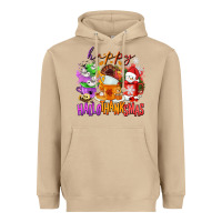 Mushroom Happy Hallothanksmas coffee cups Heavyweight Hoodie - NancyCooperArtShop