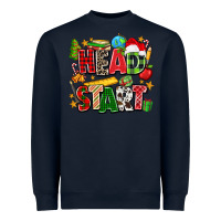 Navy head start christmas Heavyweight Sweatshirt - Zillion Design Studio
