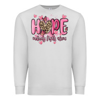Dove Grey hope nobody fights alone Premium Sweatshirt - MaliasSmallBusiness