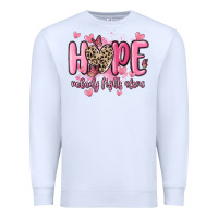 White hope nobody fights alone Premium Sweatshirt - MaliasSmallBusiness