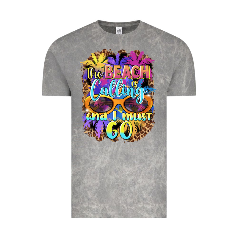 The Beach Is Calling And I Must Go Vintage Tee by BarkalooDesign | Teevron
