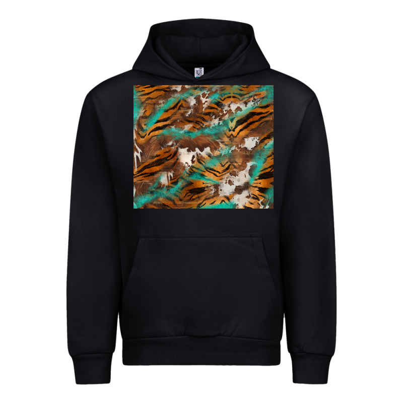 Tiger Cowhide Tumbler Urban Hoodie by BarkalooDesign | Teevron