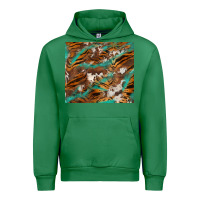 Emerald tiger cowhide tumbler Urban Hoodie - BarkalooDesign