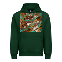 Forest Green tiger cowhide tumbler Urban Hoodie - BarkalooDesign