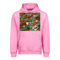 Fuchsia Pink tiger cowhide tumbler Urban Hoodie - BarkalooDesign