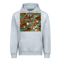 Heather Grey tiger cowhide tumbler Urban Hoodie - BarkalooDesign