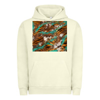 Pigment Pistachio tiger cowhide tumbler Urban Hoodie - BarkalooDesign