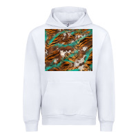 White tiger cowhide tumbler Urban Hoodie - BarkalooDesign