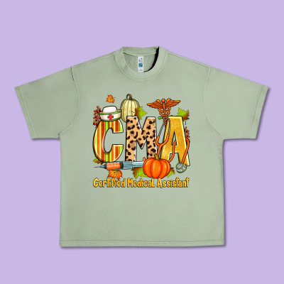 Fall Cma Certified Medical Assistant Urban Heavy Tee Designed By Zillion Design Studio