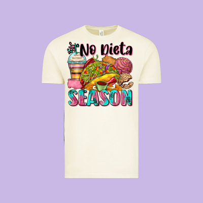 No Dieta Season Vintage Tee Designed By Zillion Design Studio