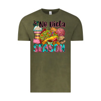 Vintage Olive no dieta season Vintage Tee - Zillion Design Studio