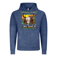 Vintage Denim simmer down cowboy Vintage Hoodie - texasbilliewilder