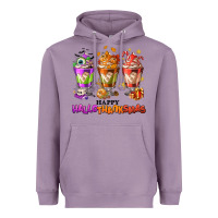 Lavender Happy Hallothanksmas coffee cups Heavyweight Hoodie - NancyCooperArtShop