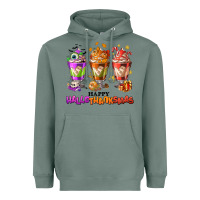 Sage Happy Hallothanksmas coffee cups Heavyweight Hoodie - NancyCooperArtShop