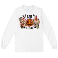 White fabboolous Long Sleeve Tee - RacoonDesign