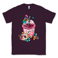 Plum mexican day of the dead skulls coffee cup Classic Tee - FaDigitalArtStudio