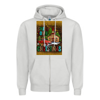 Dove Grey small town christmas church Zipper Hoodie - AdoDesignShop