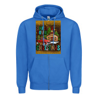 True Royal small town christmas church Zipper Hoodie - AdoDesignShop