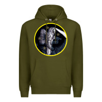 Army Green Space Travel Premium Hoodie - Bettercallsaul