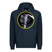 Navy Space Travel Premium Hoodie - Bettercallsaul